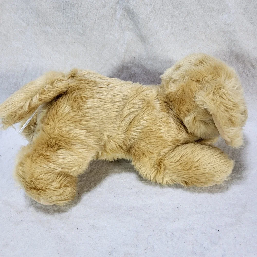 Aurora Golden Retriever Puppy Dog Plush Stuffed Animal Tan Floppy 12 Inch
